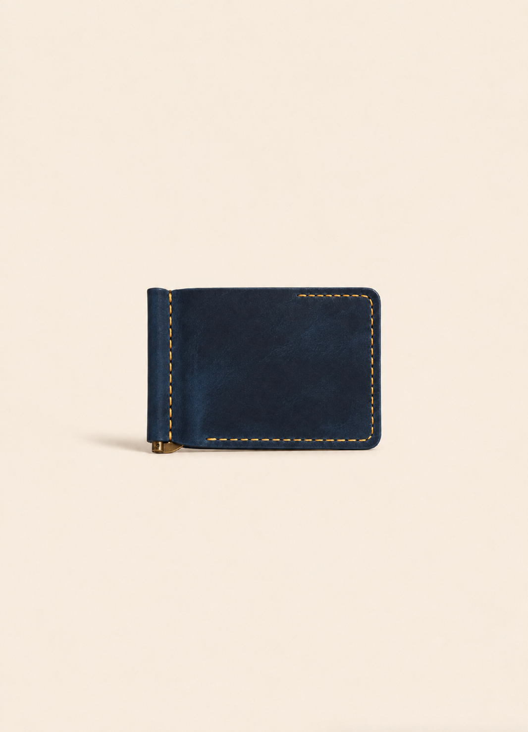 Leather Button Wallet