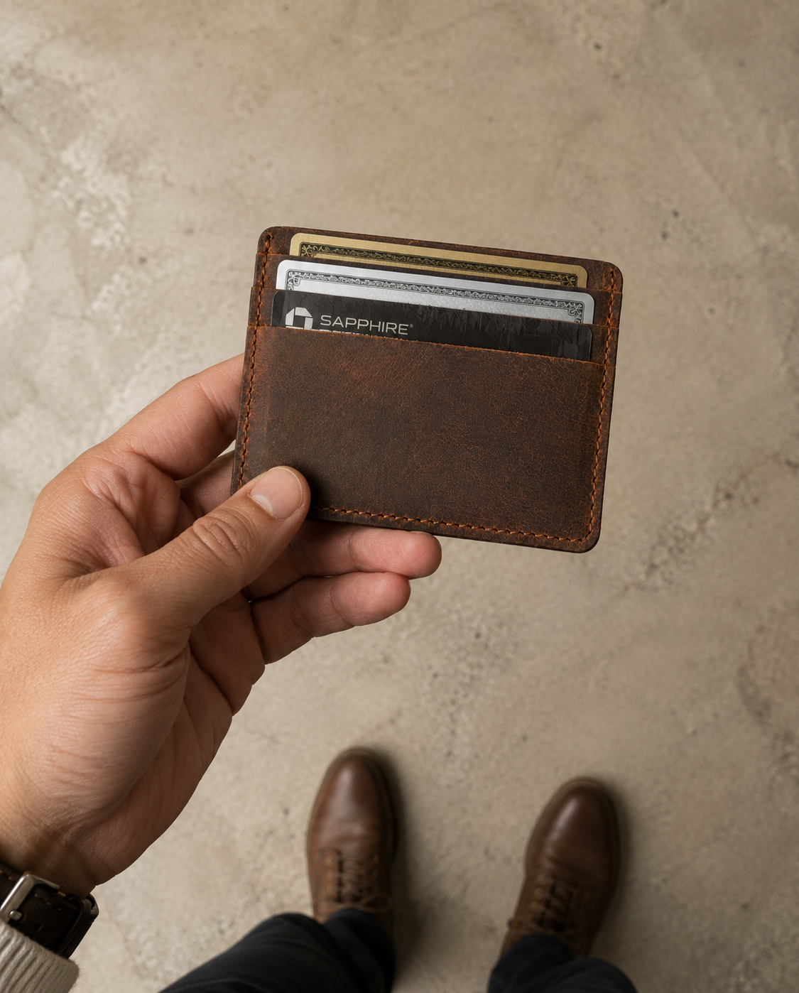Genuine Leather Cardholder
