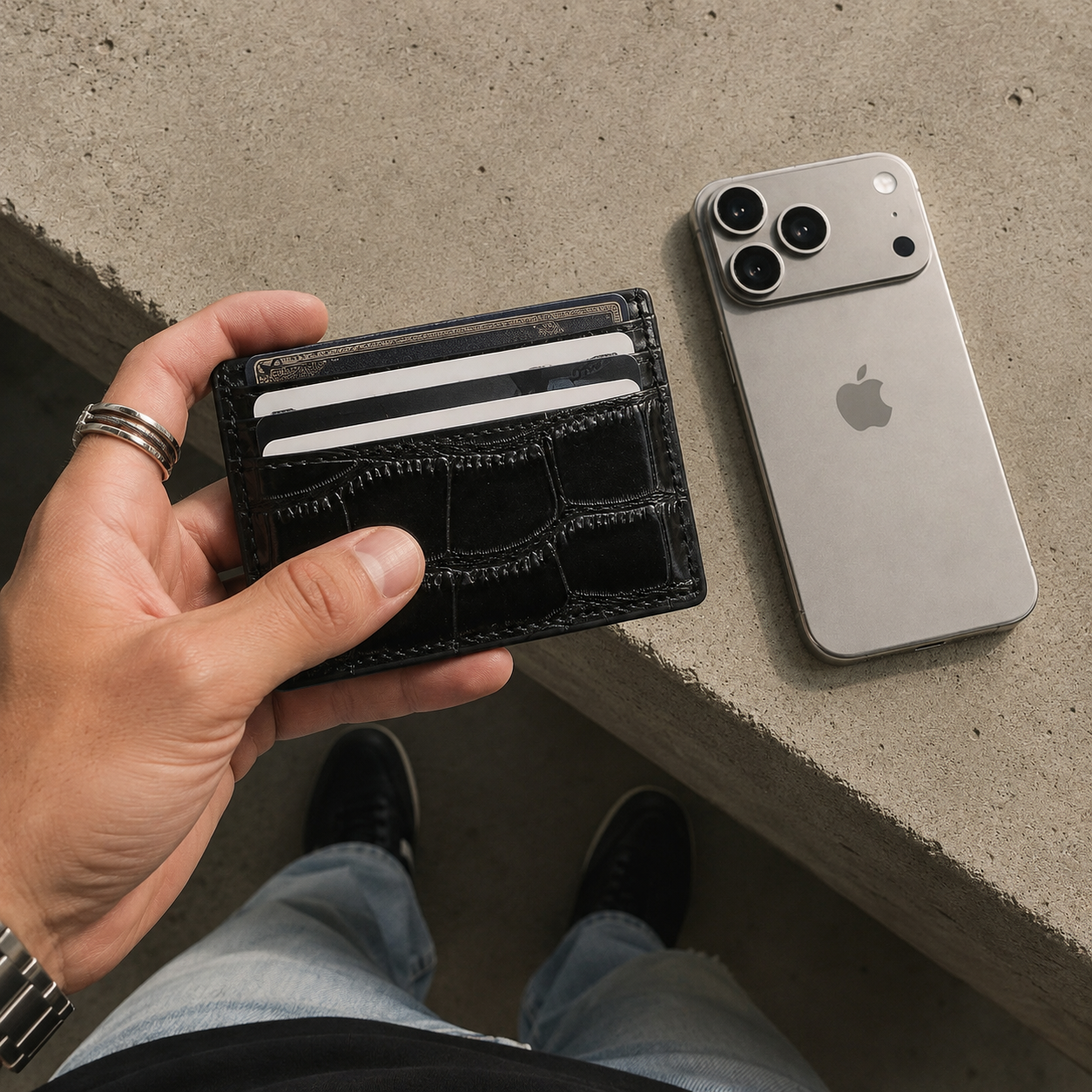 Crocodile Card Holder